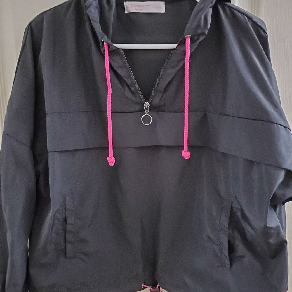 No Boundaries Pullover Windbreaker Jacket